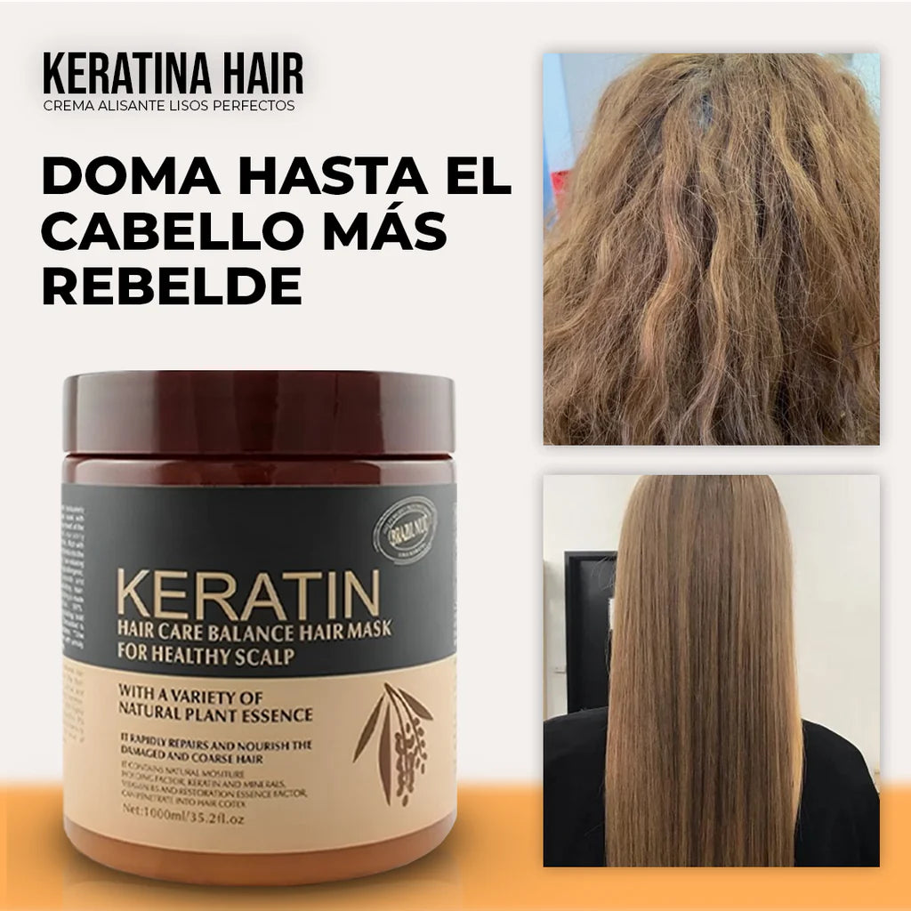 KERATINA HAIR™ - Crema Alisante Lisos Perfectos