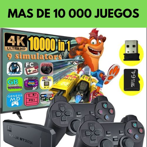 CONSOLA PLAY PRO™️ -  VIDEO JUEGOS RETRO M8  🔥