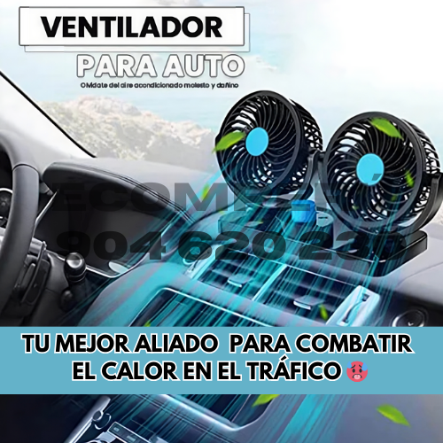 AIRE PRO DUAL™️- VENTILADOR DOBLE AUTO 360🔥